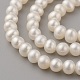 Brins de perles de culture d'eau douce naturelles PEAR-G007-31-3
