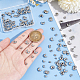Unicraftale 180Pcs 3 Style 304 Stainless Steel Crimp Beads Covers STAS-UN0051-55-4