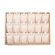 Cajas de presentación collar de madera NDIS-O006-01-1