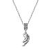 TINYSAND Sterling Silver Mother Daughter Heart TS-CN-027-3