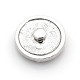 Rond plat sculpté hibou en alliage de zinc émail bijoux boutons pression SNAP-N010-58-NR-2