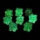 Perles acryliques transparentes à placage irisé arc-en-ciel lumineux PACR-C007-02-2