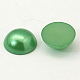 Cúpula semicubierta imitada perla cabochons acrílico OACR-H001-5I-2