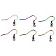 Placage ionique (ip) 304 crochets de boucle d'oreille français en acier inoxydable STAS-S119-019-1