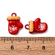 Подвески из окрашенного сплава с рождественской тематикой FIND-G097-02D-3