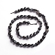 Natural Snowflake Obsidian Beads Strands G-D0002-B19-2