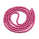 Baking Painted Pearlized Glass Pearl Round Bead Strands HY-Q003-6mm-10-3