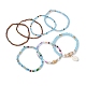 Elastische Armbänder aus böhmischem Harz&nbsp;BJEW-Z169-01B-3