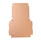 クラフト紙の折りたたみボックス  正方形  厚紙ギフト箱  メーリングボックス  バリーウッド  49x33x0.2cm  完成品：20x20x3cm CON-F007-A07-1