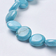 Chapelets de perles en howlite naturelle TURQ-K003-10-3