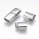 304 Stainless Steel Magnetic Clasps with Glue-in Ends STAS-G143-80P-3