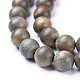 Chapelets de perles en bois de santal naturelles WOOD-F008-02-D-5