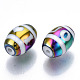 Electroplate Glass Beads EGLA-S197-15A-06-2