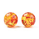 Resin Imitation Amber Beads RESI-N034-01-C01-3