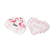 10Pcs 5 Styles Valentine's Day Theme Acrylic Pendants MACR-FS0001-40-4