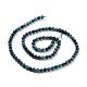 Brins de perles naturelles de chrysocolle et de lapis-lazuli G-D463-08C-2