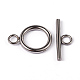 304 Stainless Steel Ring Toggle Clasps STAS-L176-12P-2