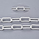 304 Stainless Steel Paperclip Chains CHS-N001-02S-4
