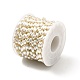 Chaînes de perles de verre ovales faites à la main CHS-I019-10G-4