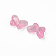 Two Tone Transparent Spray Painted Glass Beads GLAA-Q092-04-C06-3