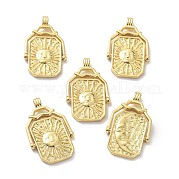 Кулоны из экологически чистой латуни KK-B047-08G
