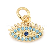 Латунные микро проложить кубического циркония подвески KK-U056-08G