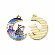Подвески из сплава с принтом PALLOY-D581-04B