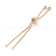 Realizzazione di braccialetti con maglie a catena in ottone placcato a cremagliera KK-A183-03G