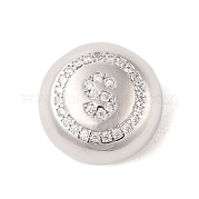 Подвески из латуни и кубического циркония KK-Z047-07P-S-RS