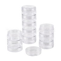 Plastic Bead Containers, Seed Beads Containers, 16 Compartments, Clear,  about 13.0cm long, 20mm thick, Capacity: 5ml(0.17 fl. oz)