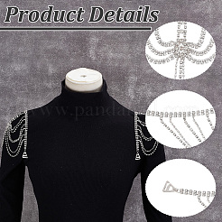 Цепи со стразами плечевые цепи AJEW-WH0596-072