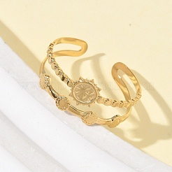 Кольца-манжеты из нержавеющей стали 304&nbsp;RJEW-P150-13G