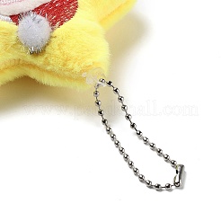 Adornos colgantes de muñeco de peluche de tela con temática navideña&nbsp;HJEW-D030-01D