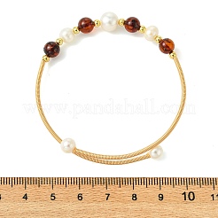 Bracelet manchette en fil de cuivre français&nbsp;BJEW-JB13990