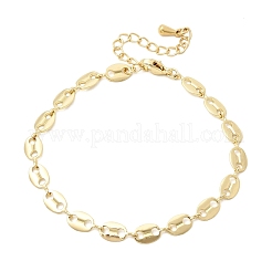 Браслеты из латунной цепочки для женщин&nbsp;BJEW-K298-08G