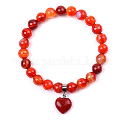 Natur-Achat Stretch-Armbänder&nbsp;ZS4670-5