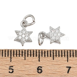 Латунные микро проложить кубического циркония подвески&nbsp;ZIRC-K070-41P