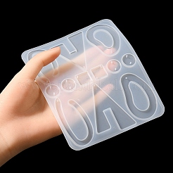 Геометрические подвески и соединения силиконовые Молды&nbsp;DIY-YW0006-72