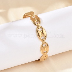 Bracelets manchettes en acier inoxydable 304 pour femmes&nbsp;BJEW-B120-04G-01