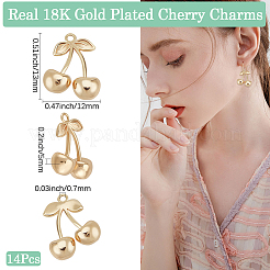 14 шт. Латунные подвески&nbsp;KK-BBC0017-51