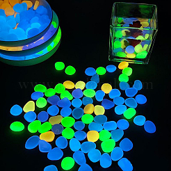 100 шт. светящиеся смоляные бусины для украшения витрины RESI-SP0001-47A