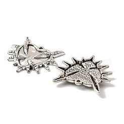 Colgantes de aleación de estilo tibetano gótico&nbsp;TIBEP-K001-02B-AS