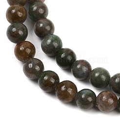 Гранат природный бисер нитей G-H093-B04-6mm