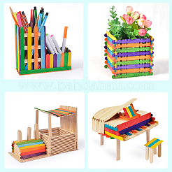 Bouleau artisanat bois bâtons de crème glacée&nbsp;DIY-OC0001-49