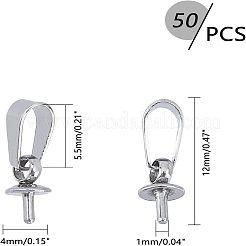Подвески-гвоздики из нержавеющей стали 304 STAS-UN0011-50P