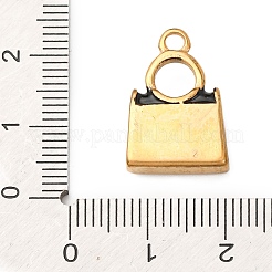 Подвески из нержавеющей стали 304 с эмалью&nbsp;STAS-B112-01G-08