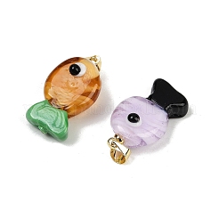 Подвески лэмпворк ручной работы LAMP-A007-01G-03