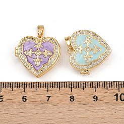 Латунные микропроволочные кубические циркониевые медальоны KK-P335-08G