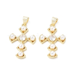 Кулоны из экологически чистой латуни с микропаве и кубическим цирконием&nbsp;KK-F845-42G