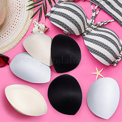6 paire de coussinets de soutien-gorge en éponge de 3 couleurs&nbsp;DIY-BC0016-71